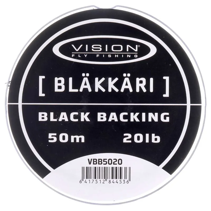 Vision Backing 50m 20lb Black-